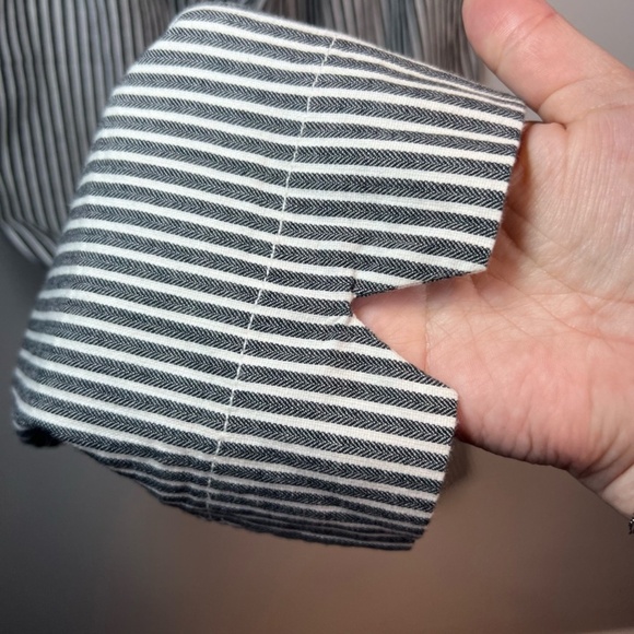 Brandy Melville John Galt Womens Tiden Pants Black White Striped High Rise Small - Picture 12 of 12